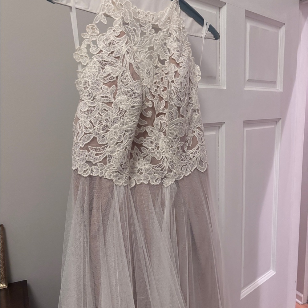 Willowby by Watters Halter Lace Wedding Dress